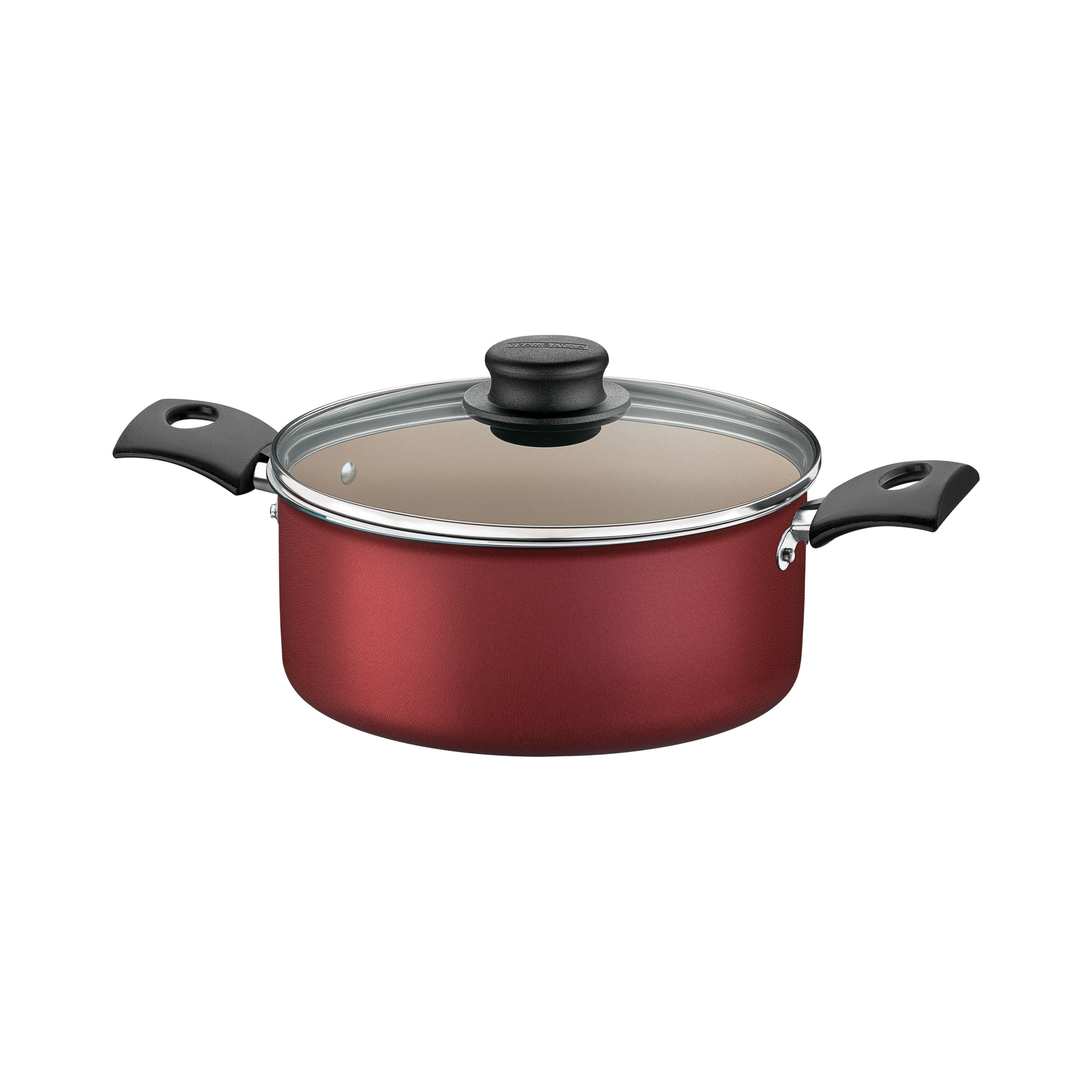 Cacerola Tramontina Turim Bordeaux Teflon 20Cm C/Asas