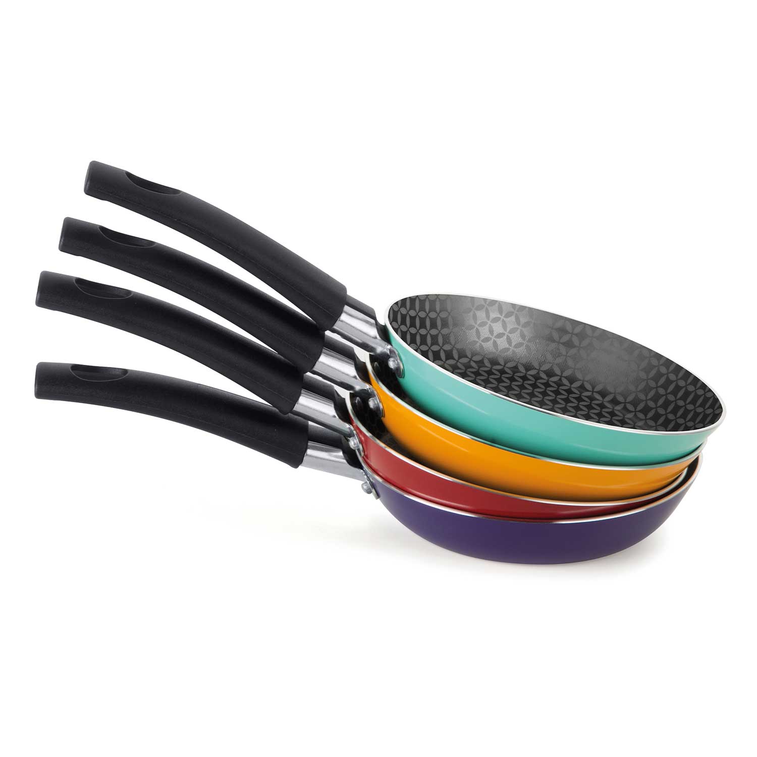 Sarten Multiflon Colores Aluminio 14Cm