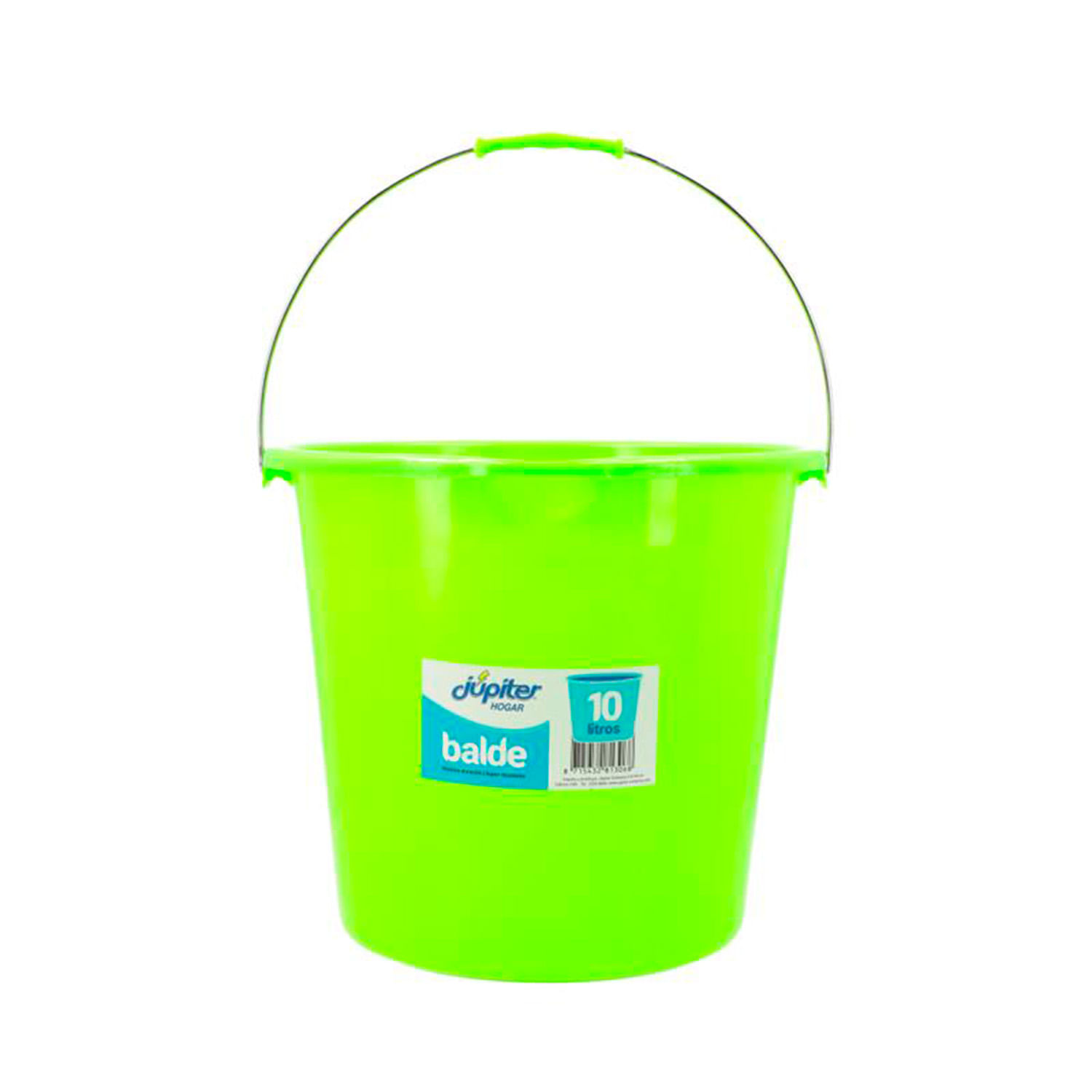 Balde Jupiter Limpieza Plastico 10lt
