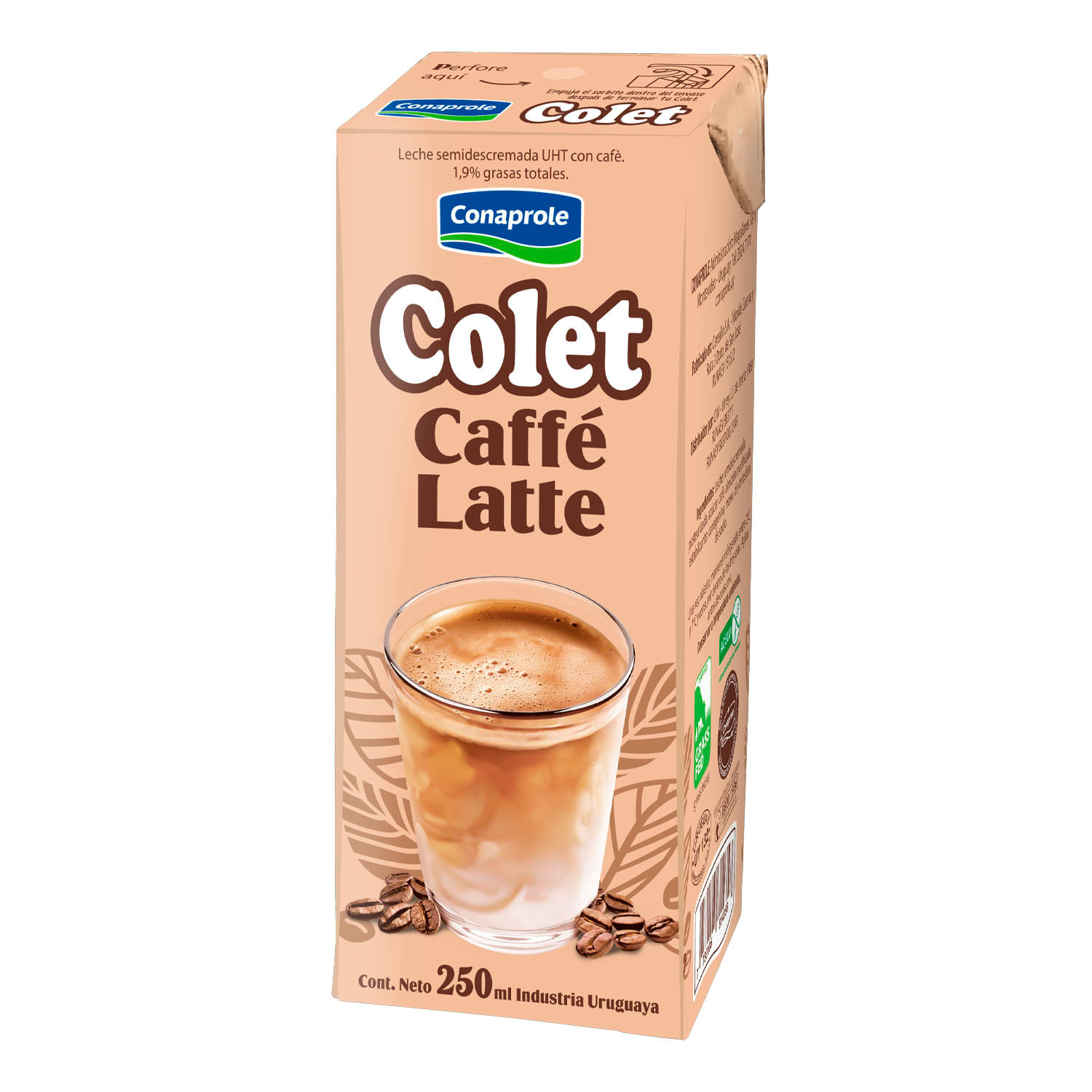 Caffe latte uht 250 ml